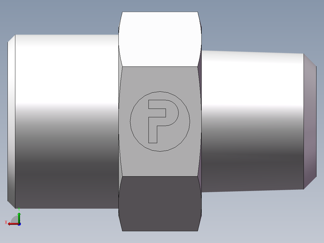 美制锥螺纹、1DN-22-06后视图