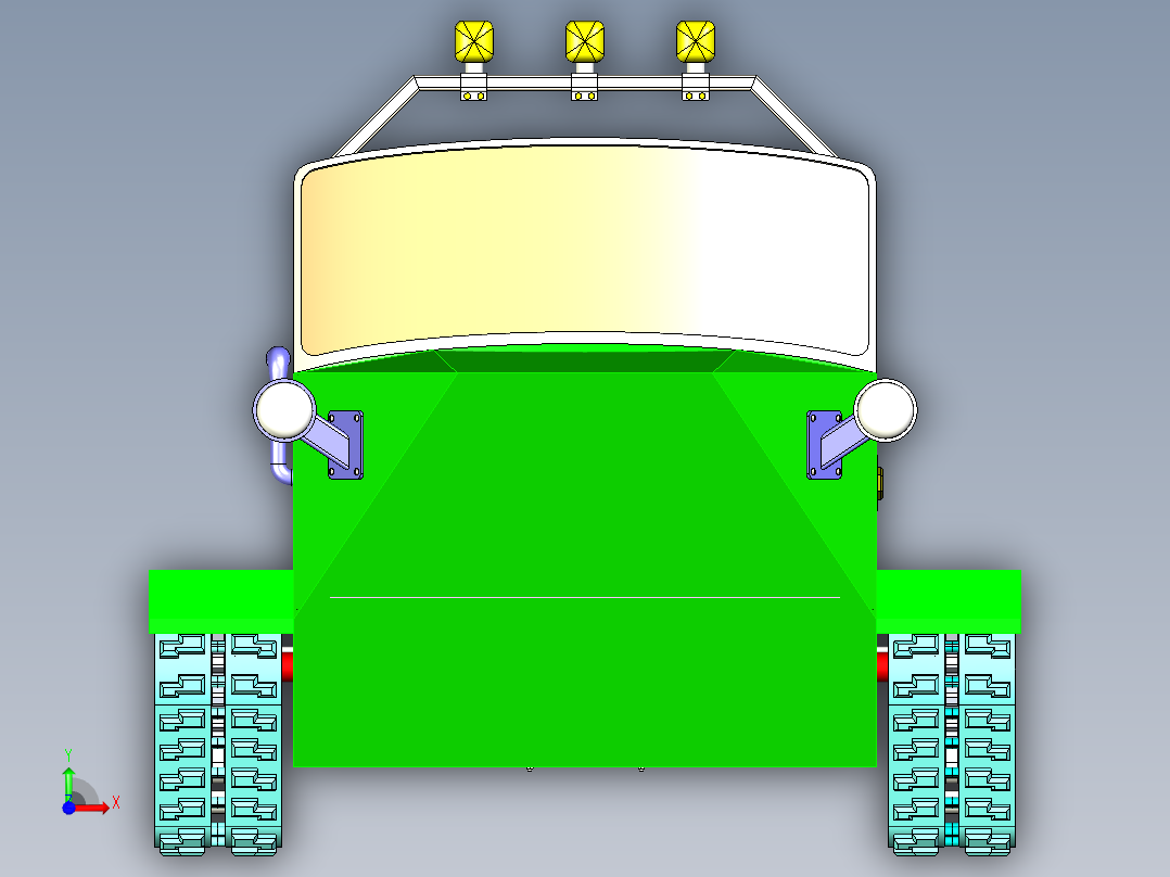 A3003964-六轮越野车前视图
