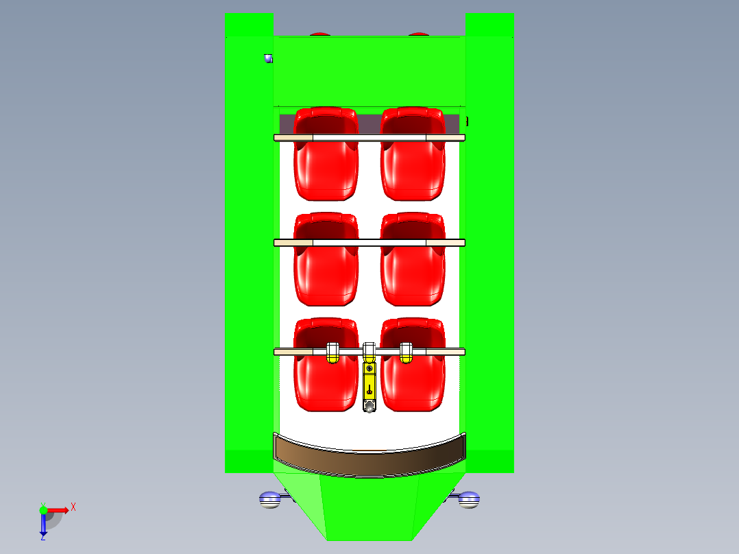 A3003964-六轮越野车俯视图