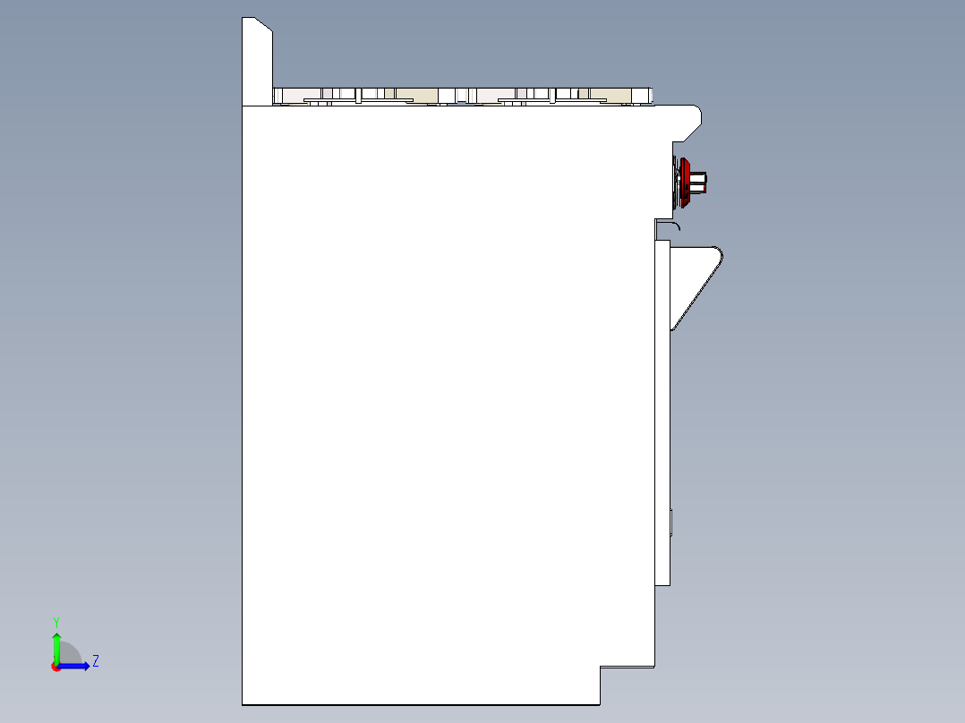 A2004478-WOLF 30 燃气灶左视图