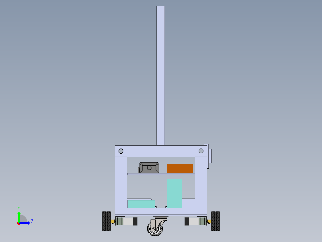 AGV小车、AGV(59)左视图