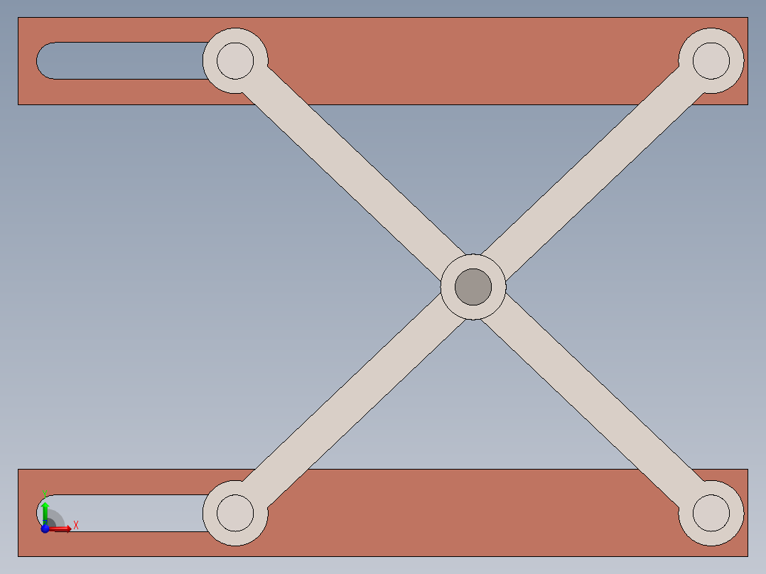 升降平台前视图