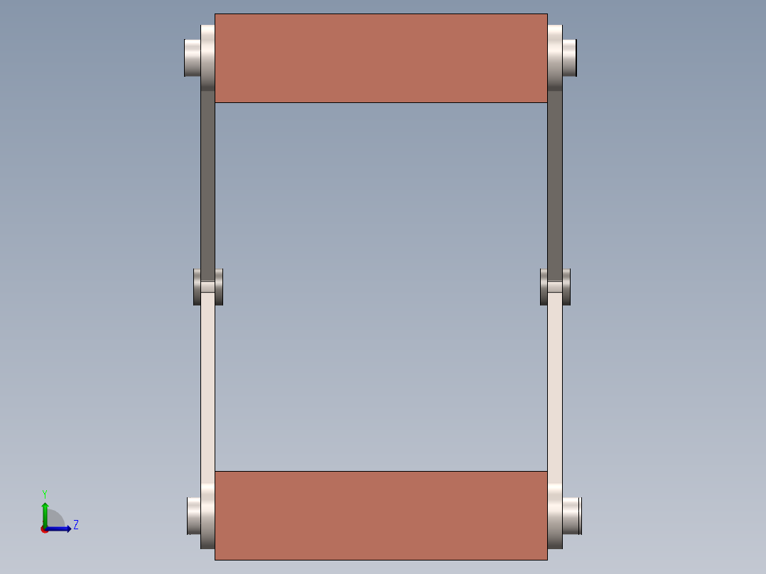 升降平台左视图