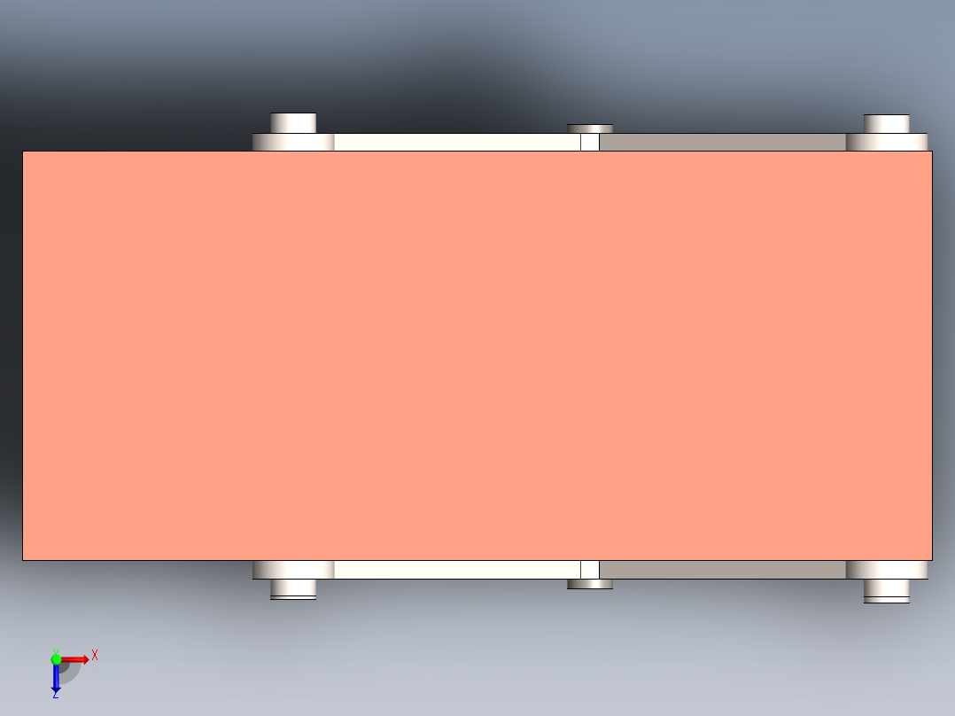 升降平台俯视图