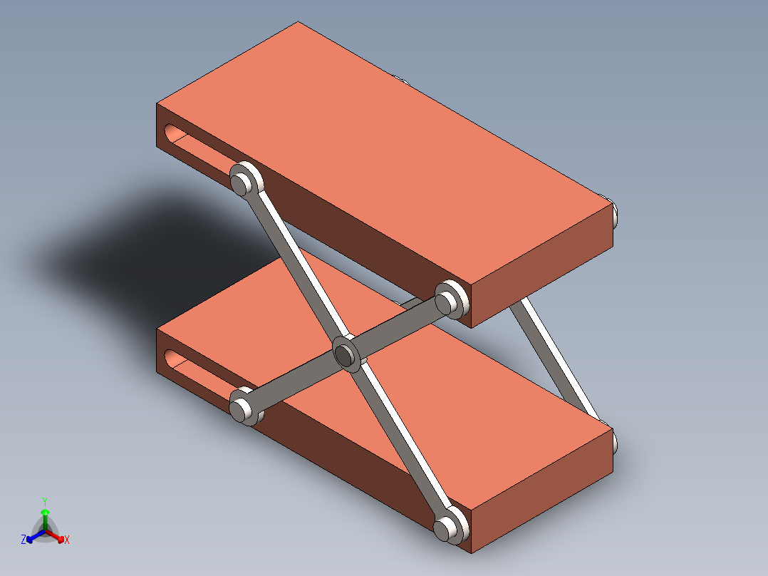 升降平台正等轴测图