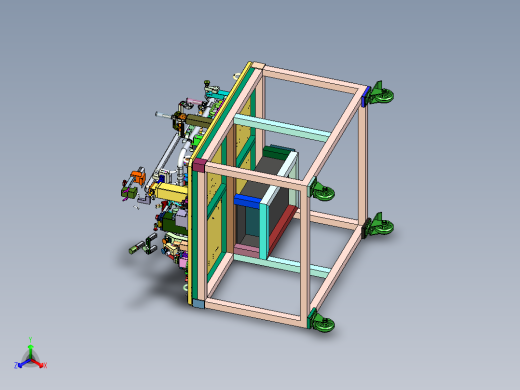 60%靠背管焊接总成检具