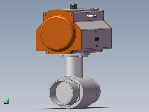 直通式气动球阀MF45