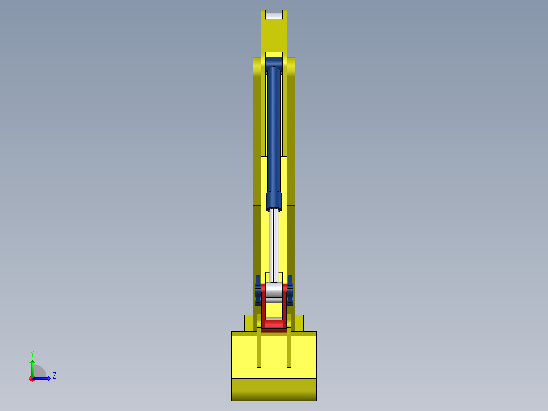 挖掘机 STP左视图