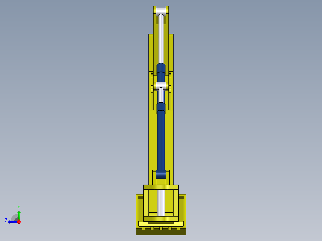 挖掘机 STP右视图