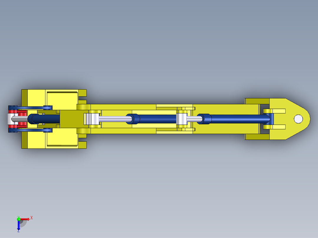 挖掘机 STP俯视图