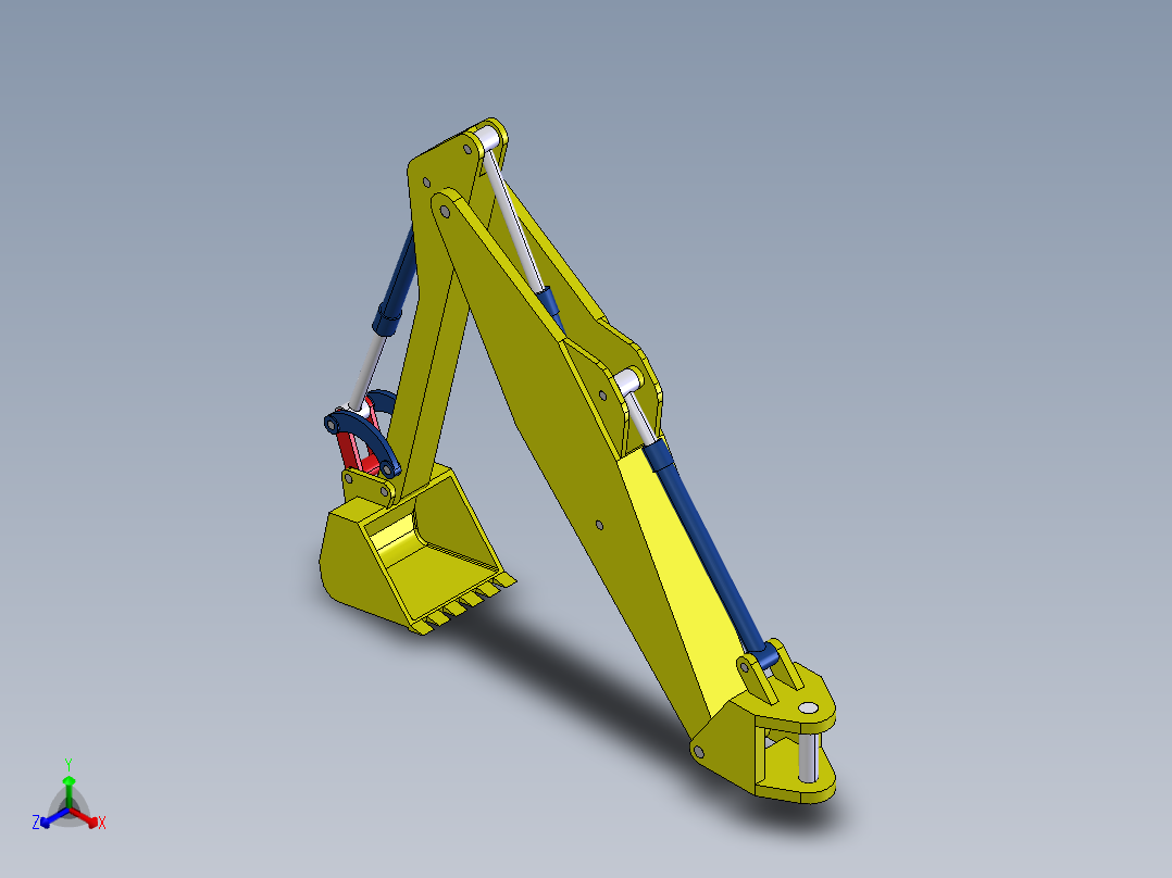 挖掘机 STP正等轴测图