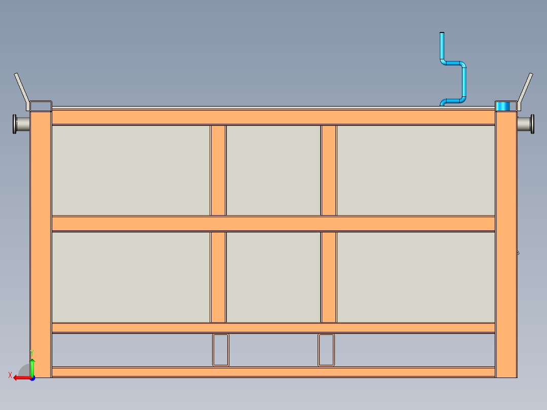 手动压缩装置后视图