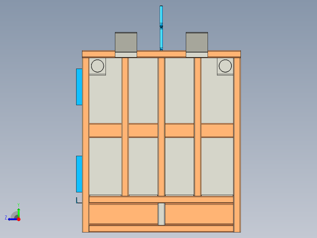 手动压缩装置右视图