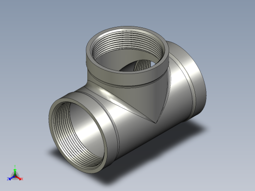 螺纹管三通-等径 DN50
