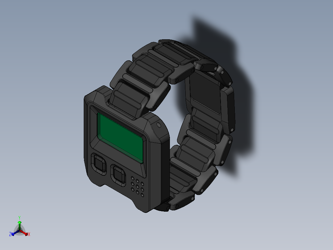 手表正等轴测图