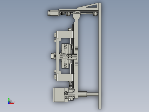 木工榫卯切割机床及PLC控制系统的设计【含三维图】前视缩略图