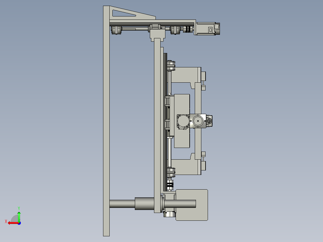 木工榫卯切割机床及PLC控制系统的设计【含三维图】后视图
