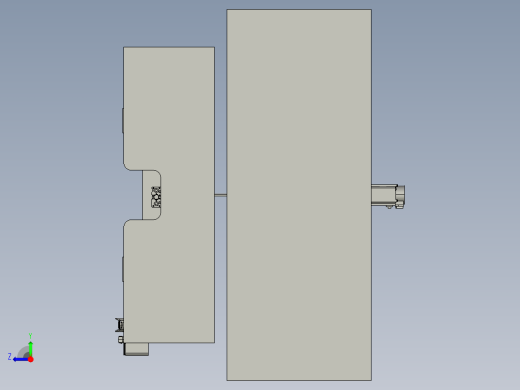 木工榫卯切割机床及PLC控制系统的设计【含三维图】右视缩略图