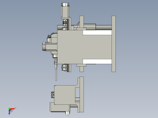 木工榫卯切割机床及PLC控制系统的设计【含三维图】俯视缩略图