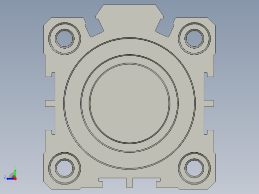 超薄气缸ACQ40x40SB亚德客02241322122-借用件右视缩略图