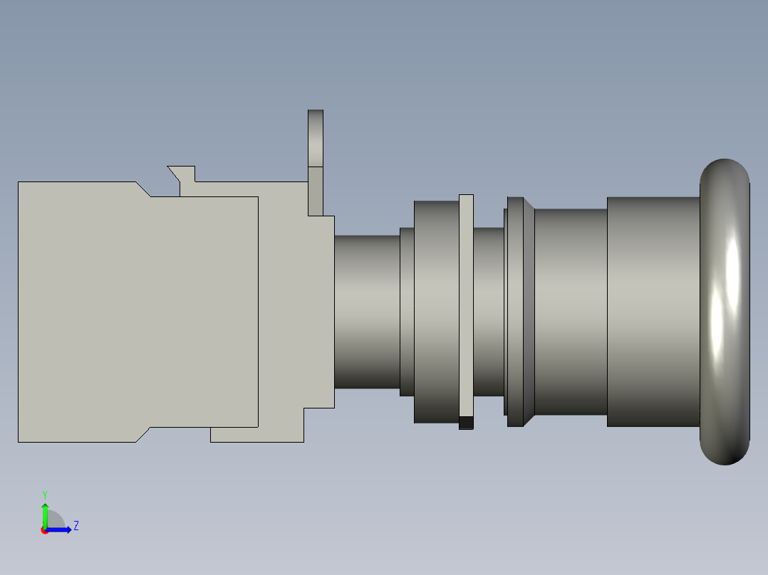 急停-LA167-B2-BW43C左视图