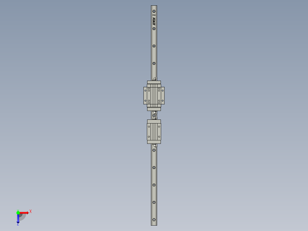 龙门架-HGH25CA2R460ZAPII-HIWIN-1-35--龙门-311-2023312-715俯视图