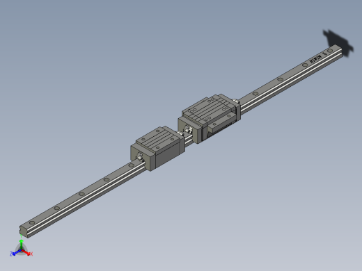 龙门架-HGH25CA2R460ZAPII-HIWIN-1-35--龙门-311-2023312-715正等轴测缩略图