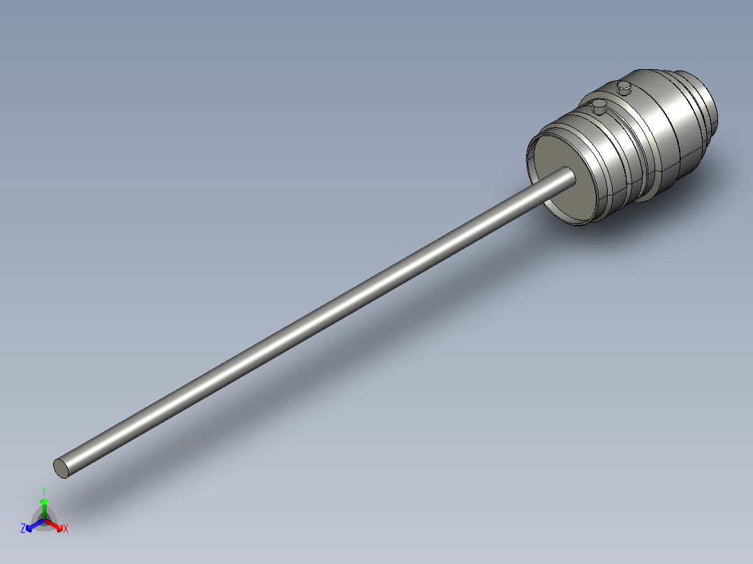 镜头CA-LH8基恩士改(S型号)-BBB-BBB-AAA正等轴测图