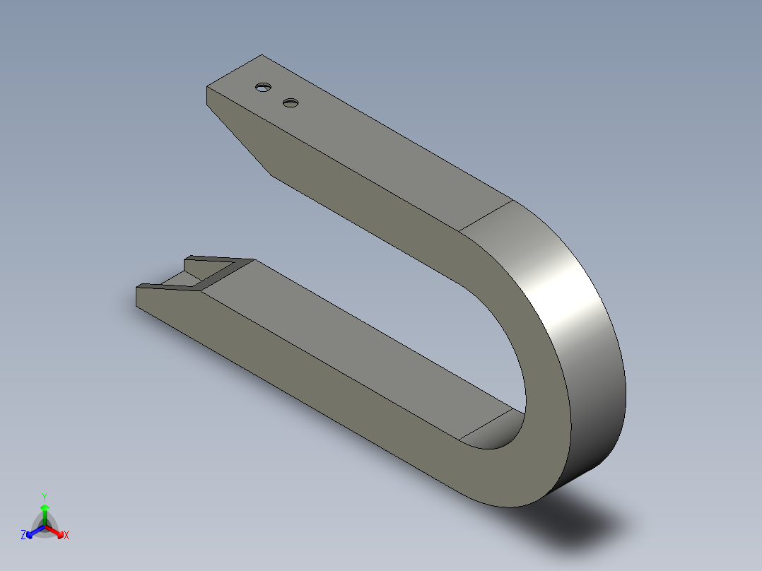 气缸自动化装配生产设备设计-坦克链95x10正等轴测图