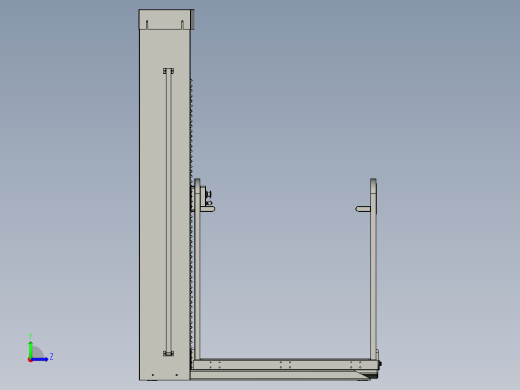 快递货物升降搬运车左视缩略图