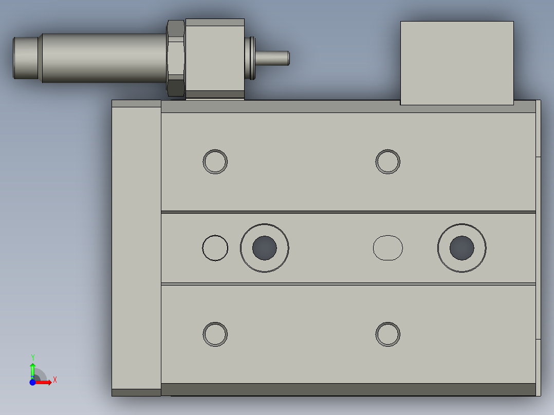气缸HLS16X30SBS_0_+_CMSH-2_前视图