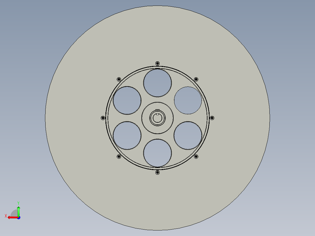 -送料滚轮后视图