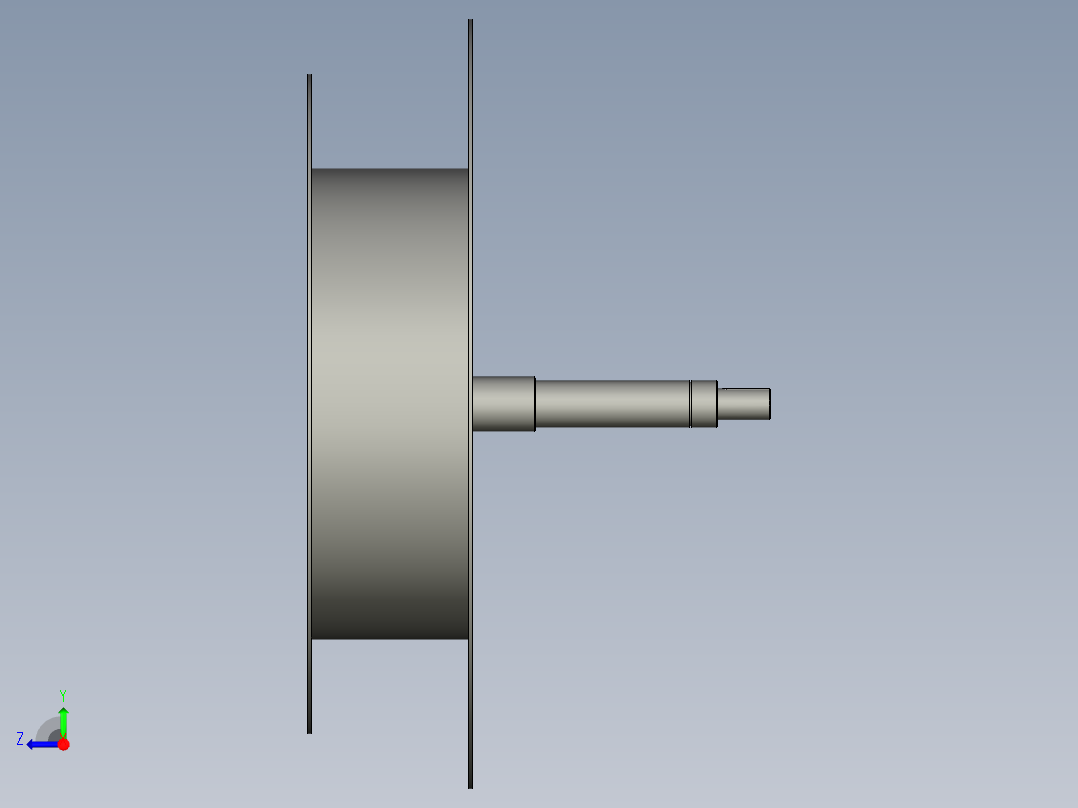 -送料滚轮右视图