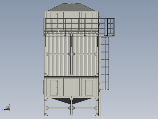 净化器化工收尘湿电除尘设备右视缩略图
