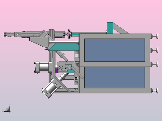A11 角铁自动上料冲孔机右视缩略图