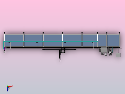 A11 角铁自动上料冲孔机俯视缩略图