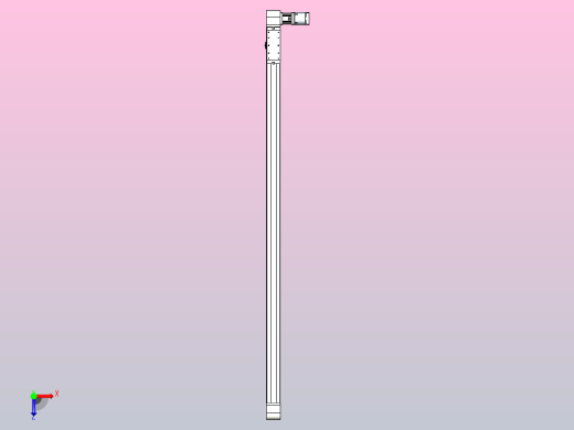 带式直线轴半闭式TPA-ONB-100-232-L2450-DL-J90-N3俯视缩略图