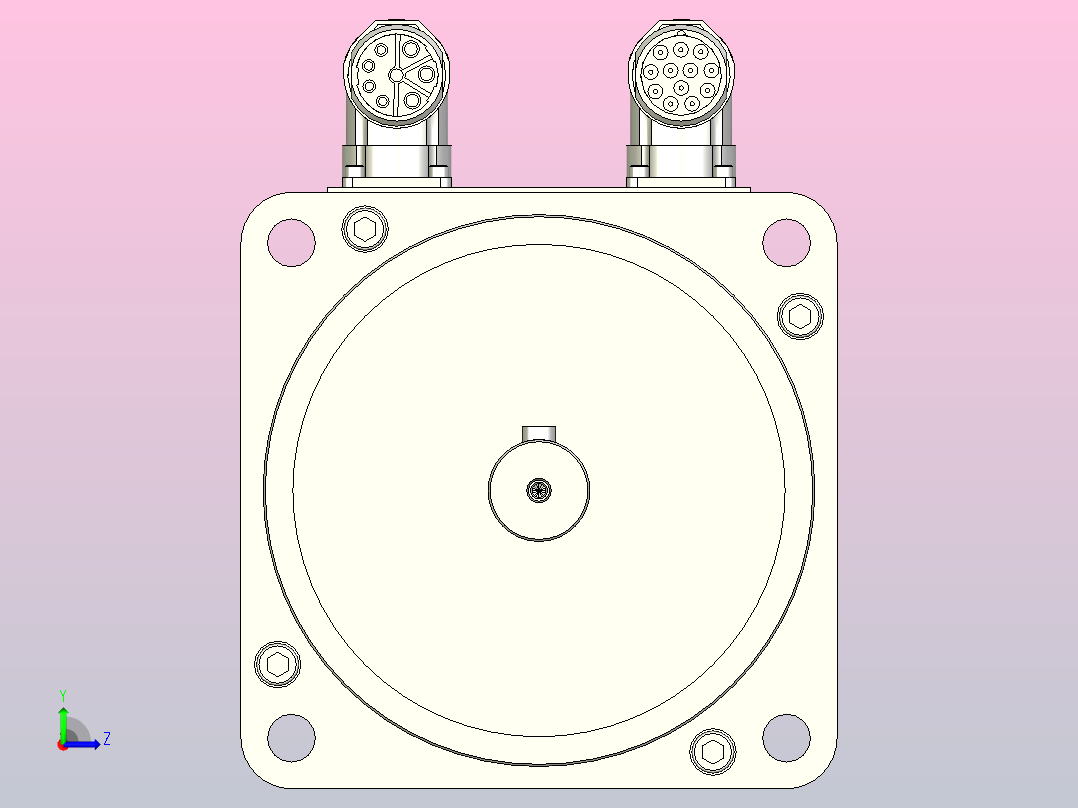FESTO伺服马达EMMS-AS-140-LK-HS-RRB-S1左视图