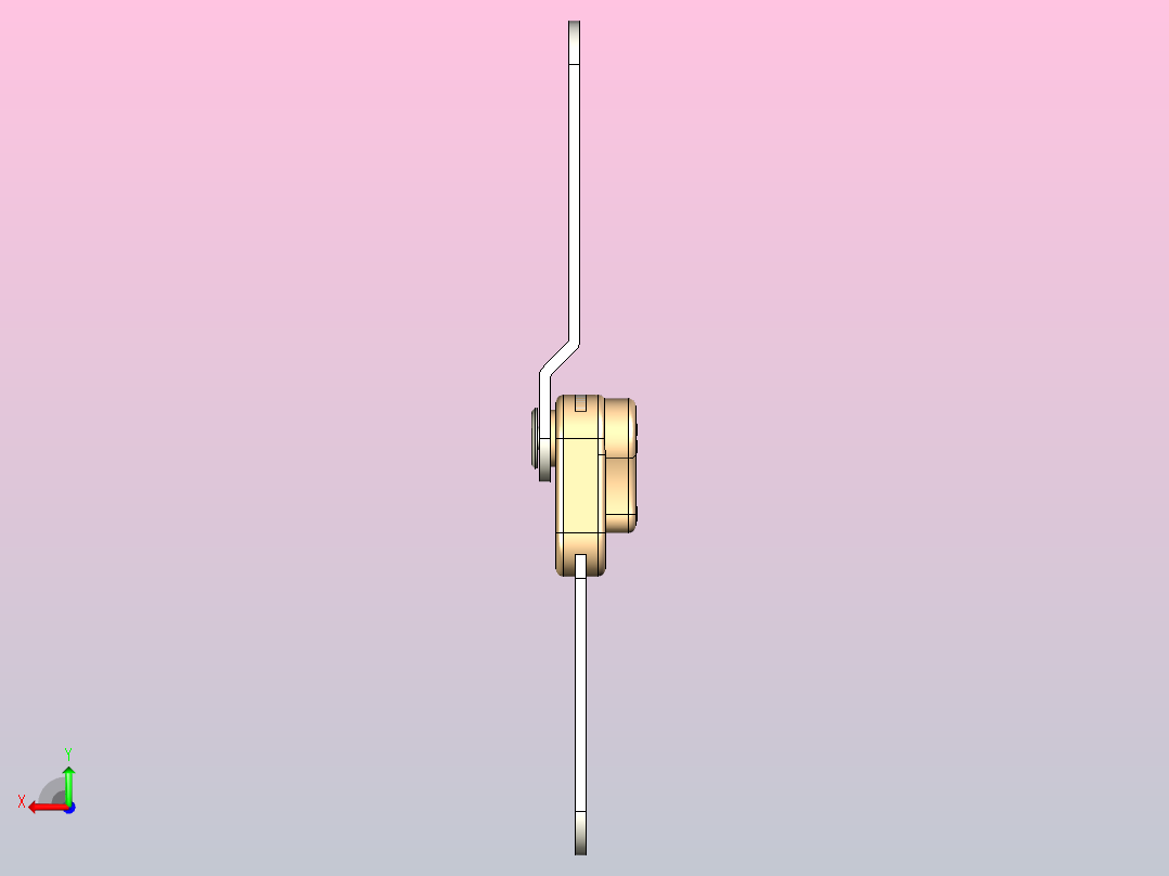 90 度棘轮铰链后视图