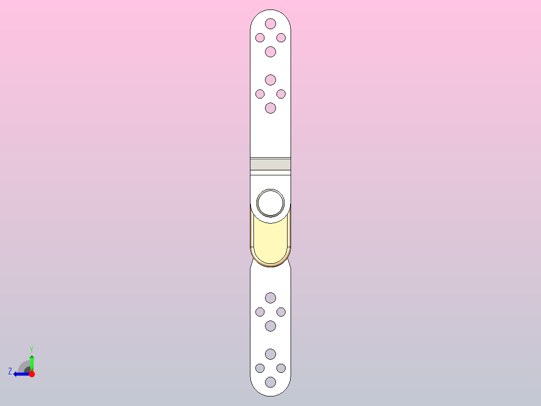 90 度棘轮铰链右视图