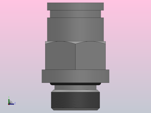 IPCP-G 螺纹直通-G螺纹气动管接头[IPCP06-G01]左视缩略图