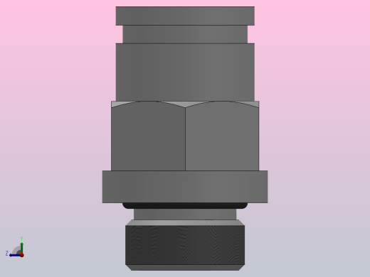 IPCP-G 螺纹直通-G螺纹气动管接头[IPCP06-G01]右视缩略图