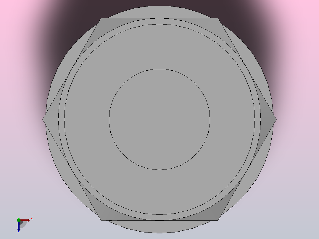 IPCP-G 螺纹直通-G螺纹气动管接头[IPCP06-G01]俯视图