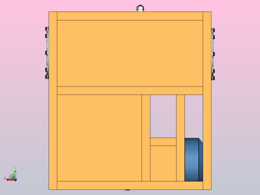 一款800吨液压泵站三维模型后视缩略图
