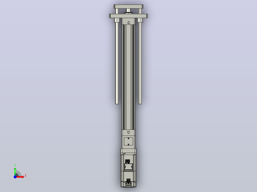 轻载电动缸TPA-ESR40-1210C-L300-M-QDX-W-P40-C3前视缩略图