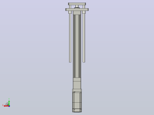 轻载电动缸TPA-ESR40-1210C-L300-M-QDX-W-P40-C3后视缩略图