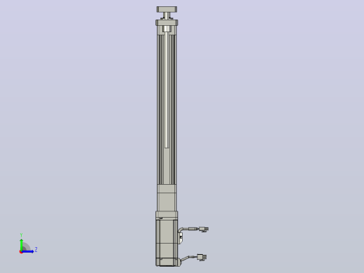 轻载电动缸TPA-ESR40-1210C-L300-M-QDX-W-P40-C3左视缩略图