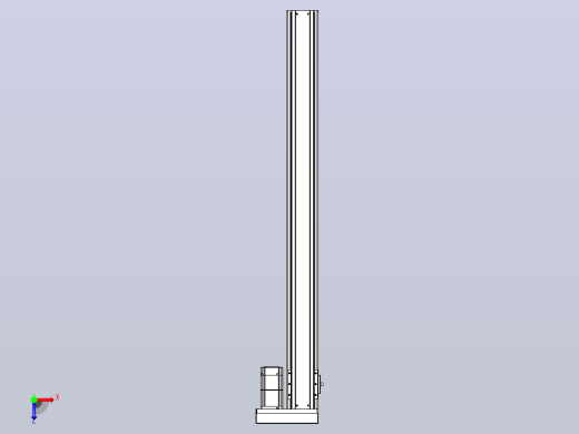 日规模组半封闭丝杆TPA-HNR-85S-1610C-L950-ML-Y-P20-N3俯视缩略图
