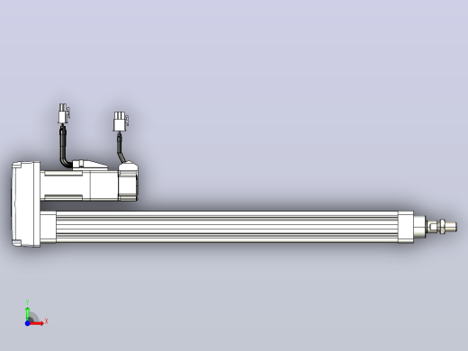 轻载电动缸TPA-ESR25-1002C-L350-MR-W-P10-C3前视缩略图