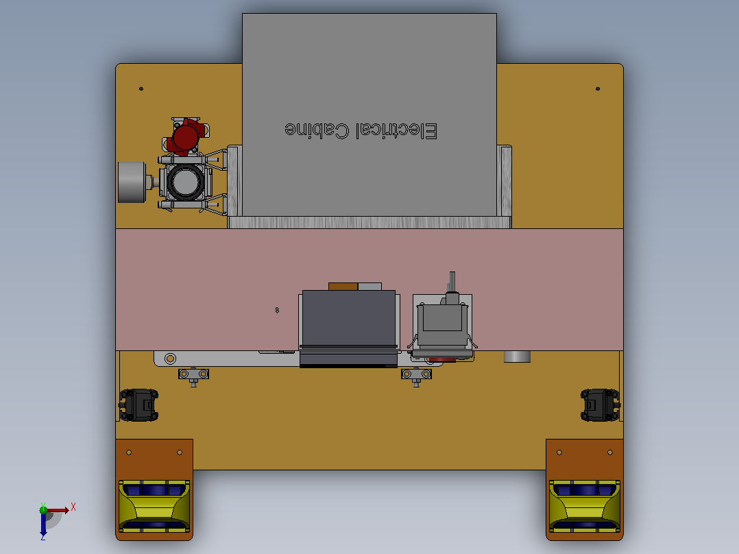 汽车线束插头电路板PCB压入工装俯视图